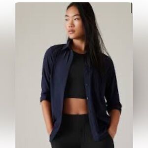 Athleta Everlasting top - Navy